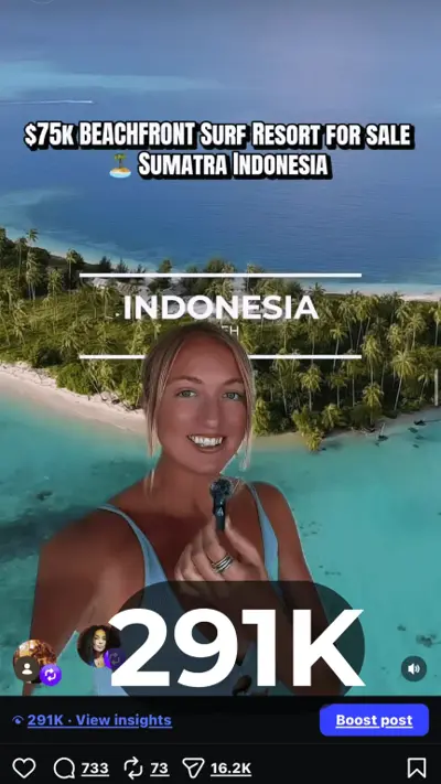 Still from a SIIVANA property promotion video